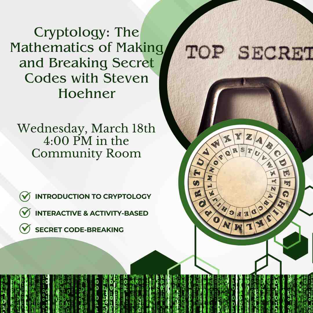 Flyer for Cryptology meeting