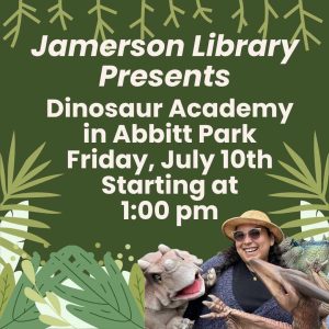 Flyer for Dinosaur Academy