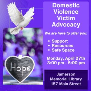 Flyer for Domestic Violence Victim Advocacy