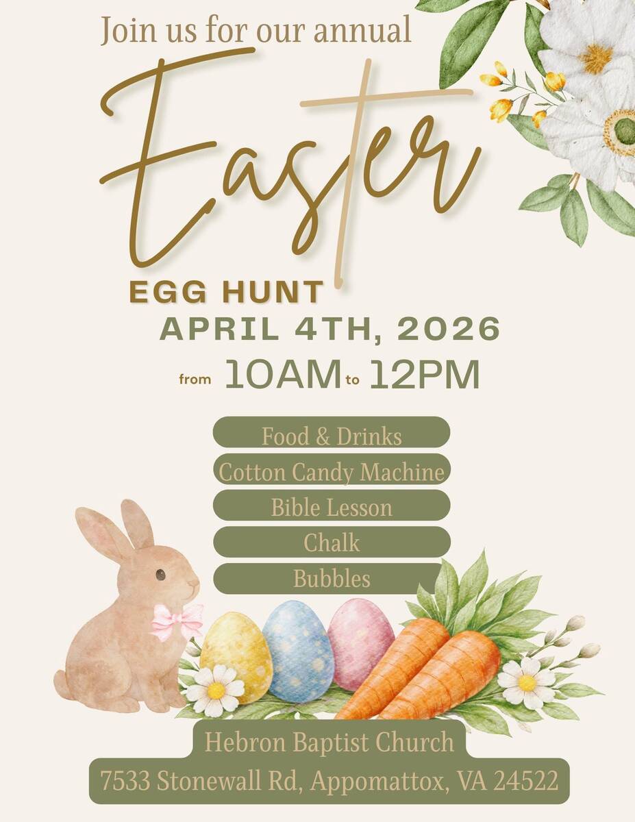 Flyer for Easter Egg Hunt