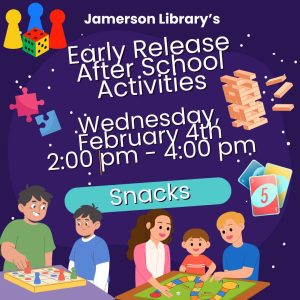 Flyer for Early Release activities February