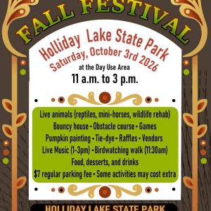 Flyer for Fall Festival Oct 3