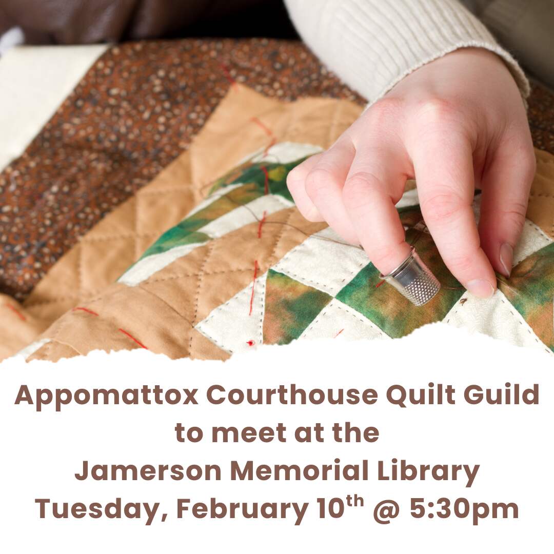 Flyer for quilt guild