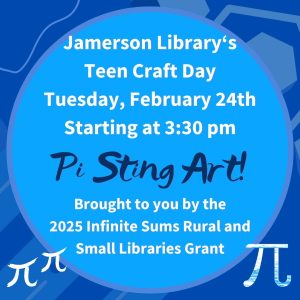 Flyer for Teen Craft Day