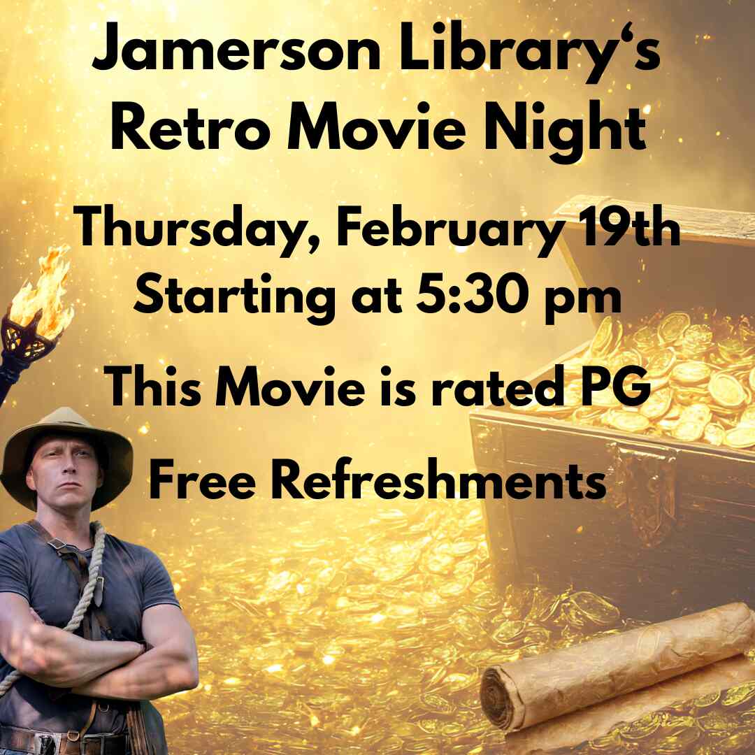 Flyer for Feb Movie Night