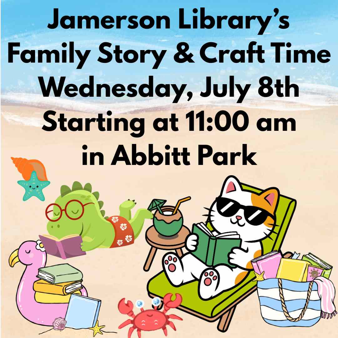 Flyer for Story and Craft Time