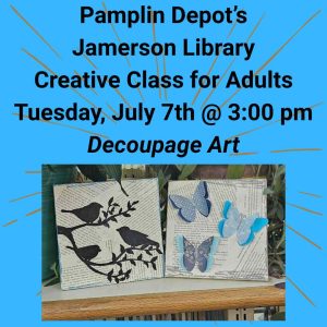 Flyer for Creative Class for Adults