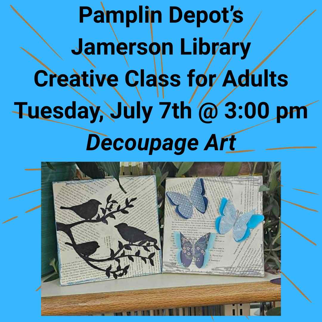 Flyer for Creative Class for Adults