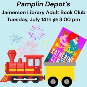 Flyer for Adult Book Club
