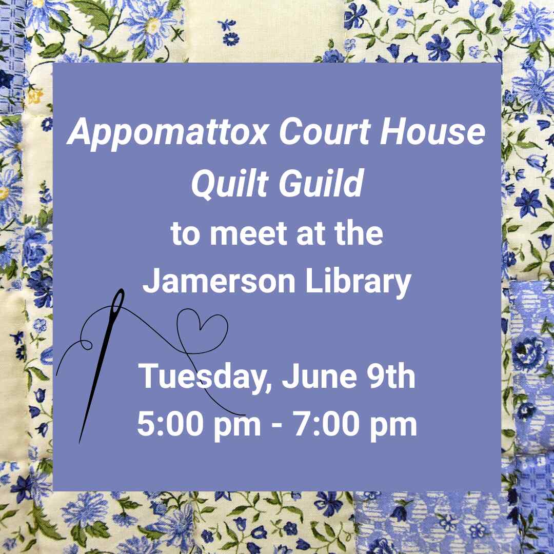 Flyer for Quilt Guild June