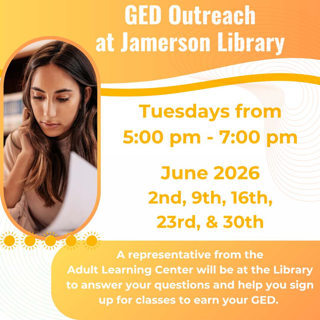 Flyer for GED Outreach