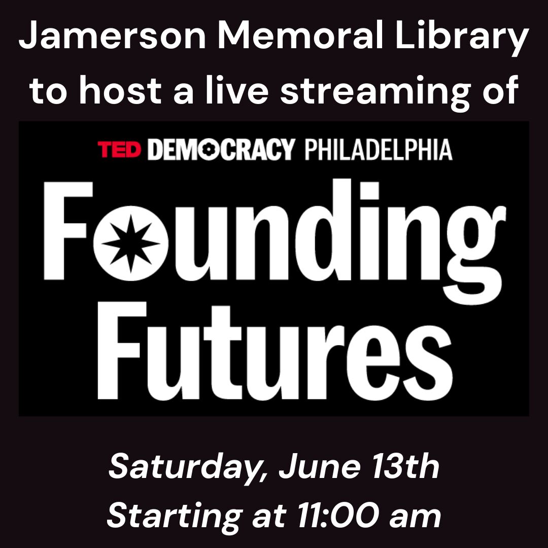 Flyer for Founding Futures