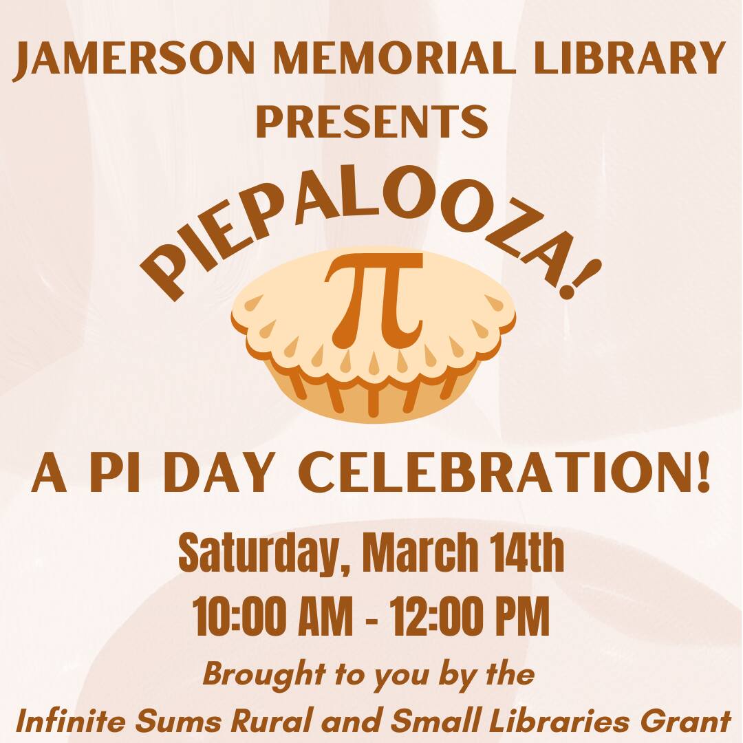 Flyer for Pi Day