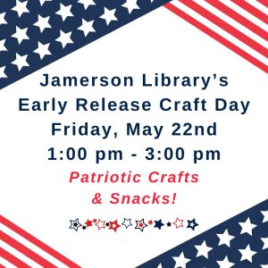 Flyer for Early Release Craft Day