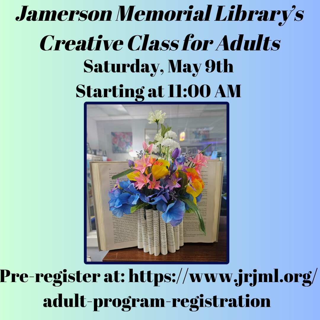 Flyer for Creative Class for Adults
