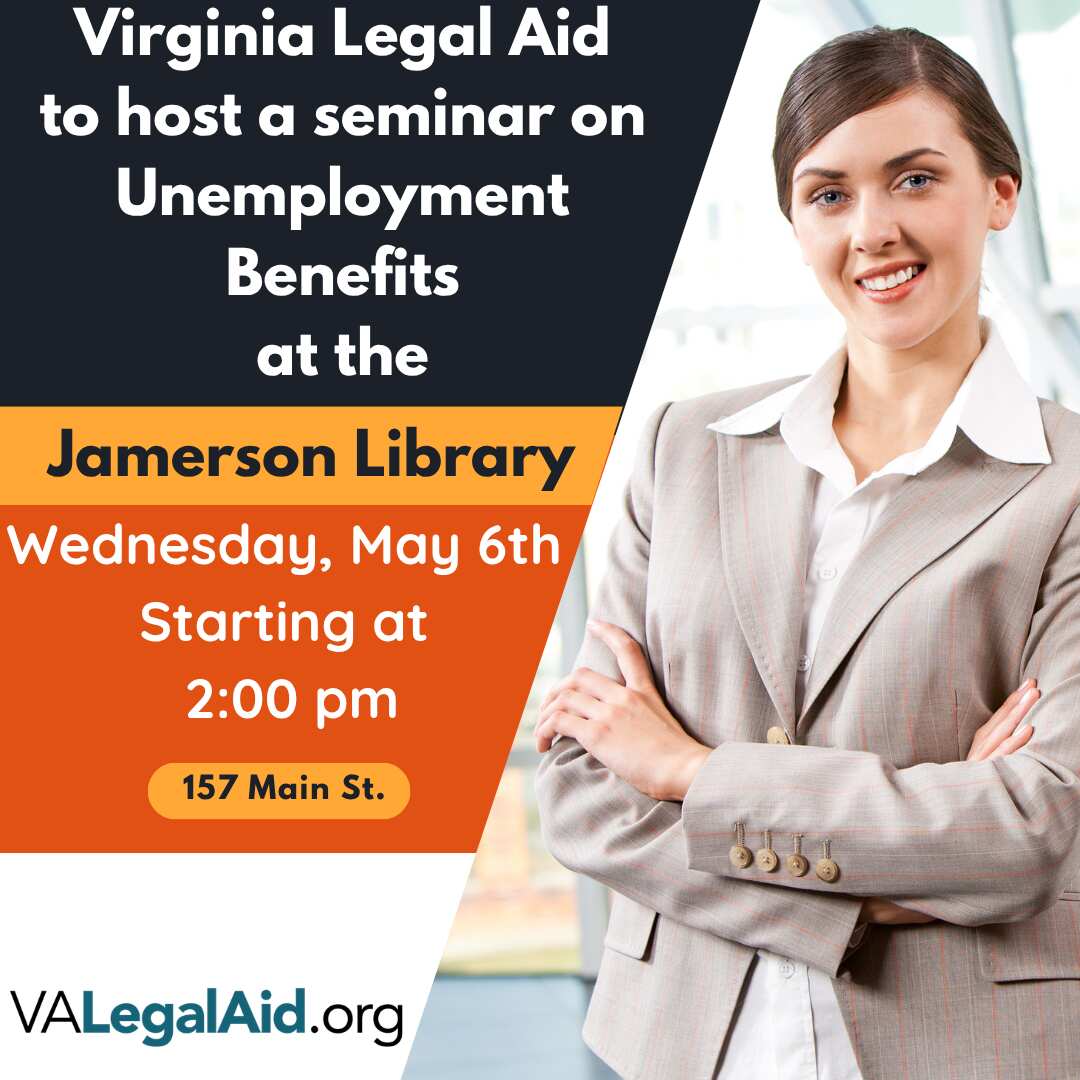 Flyer for May Legal Aid