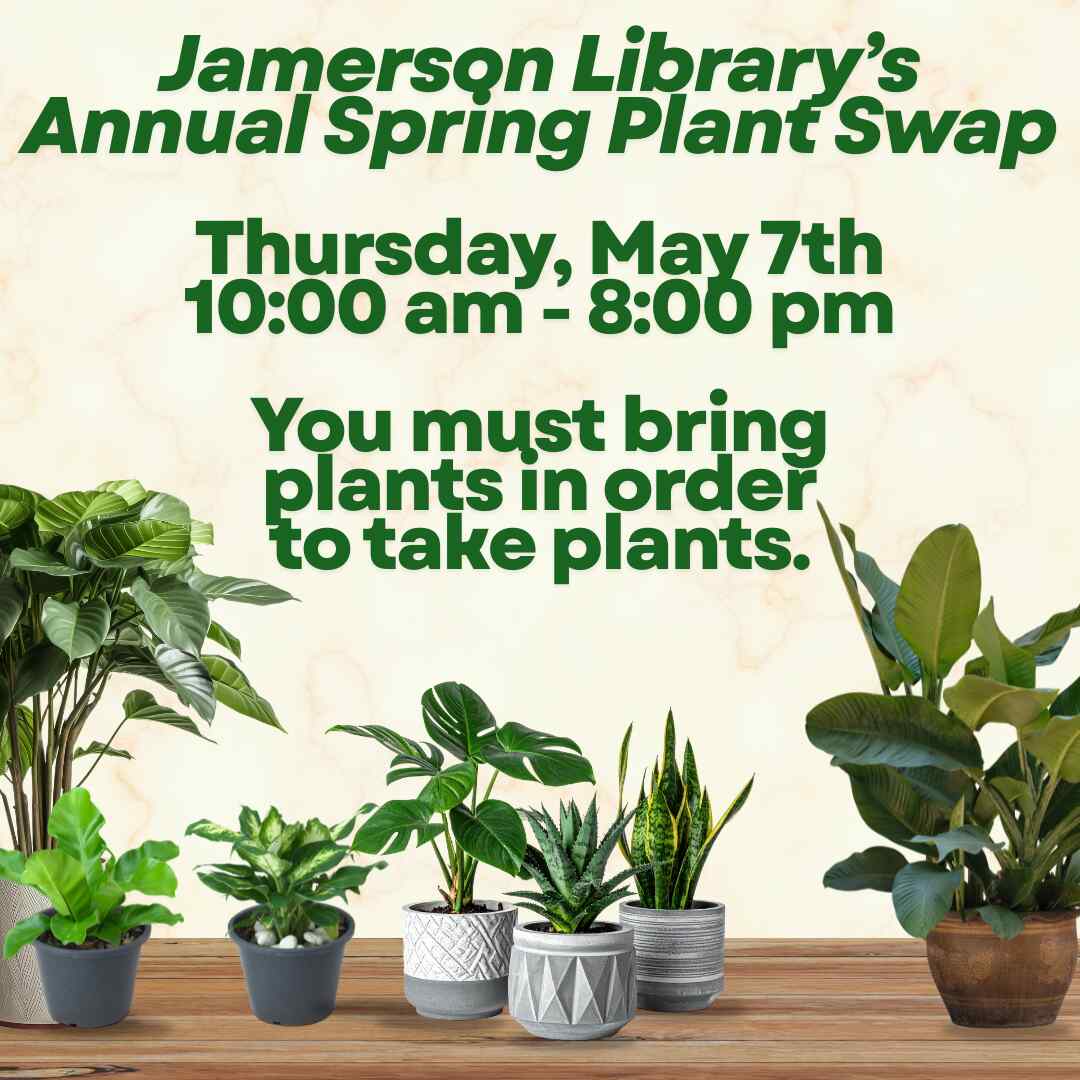 Flyer for Spring Plant Swap