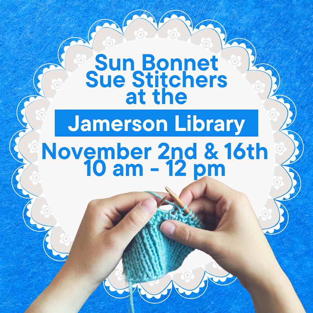 Flyer for Nov Sun Bonnet Sue
