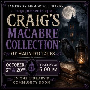 Flyer for Oct 6 Craig's Macabre Collection