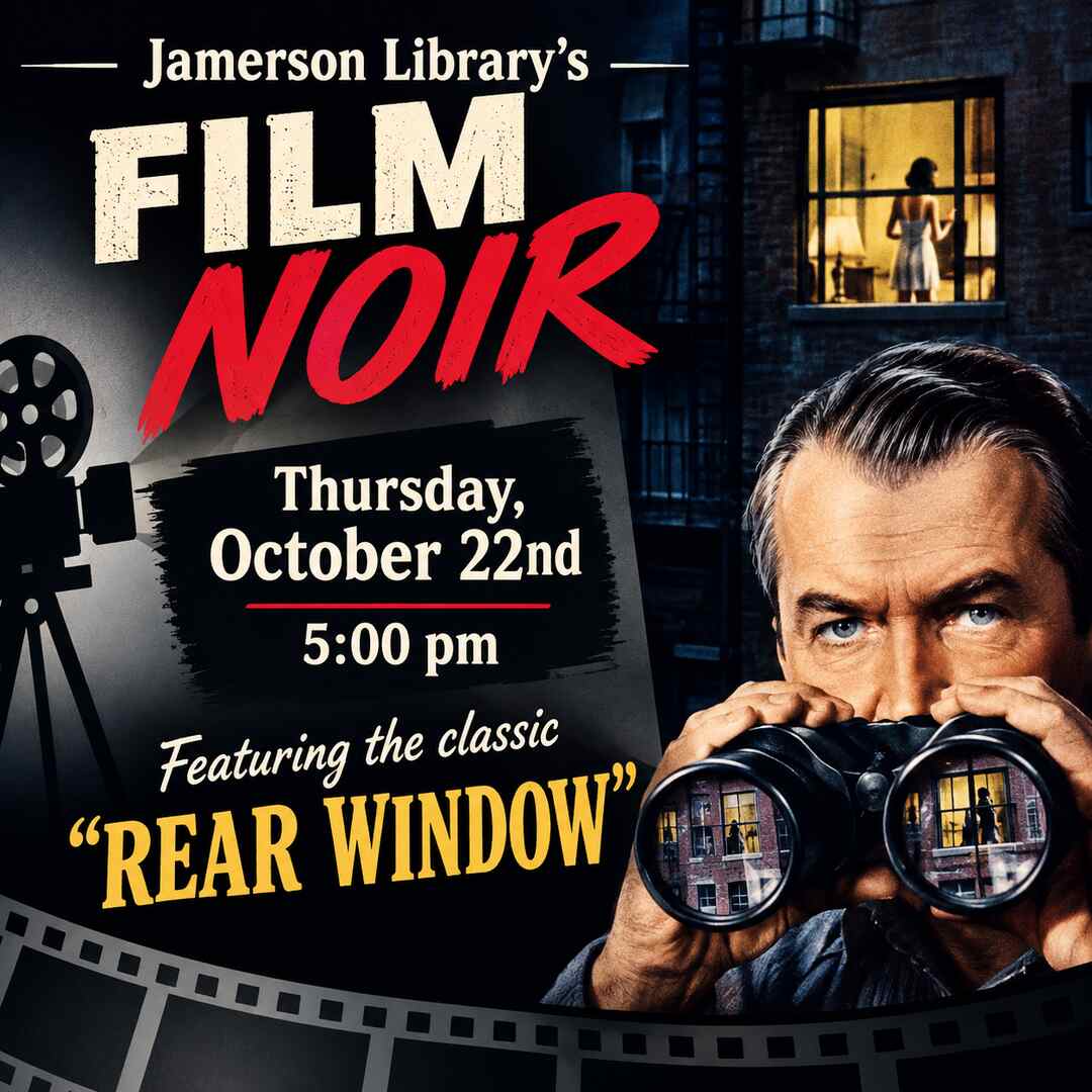 Flyer for Film Noir Oct 22