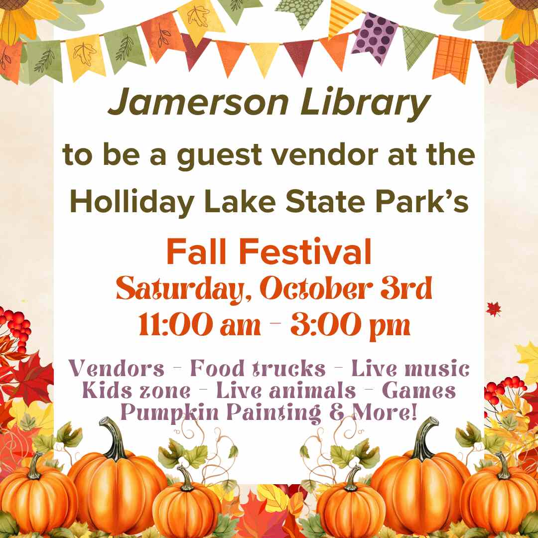 Flyer for Fall Festival Oct 3