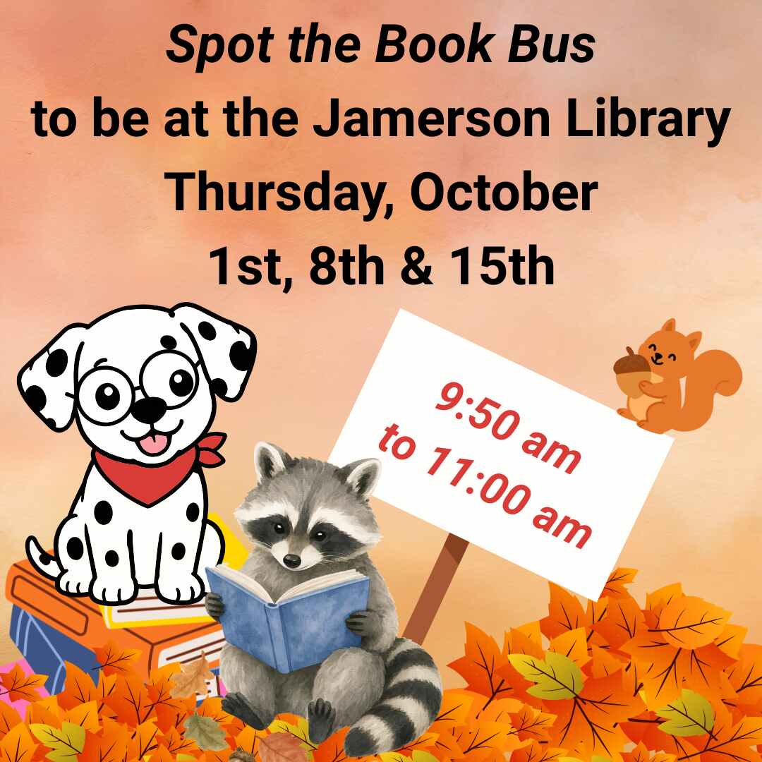 Spot the Book Bus Flyer October