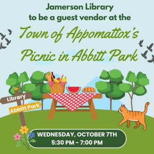 Flyer for Oct 7 town picnic