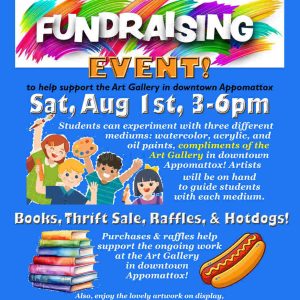 Flyer for Aug 1 fundraiser