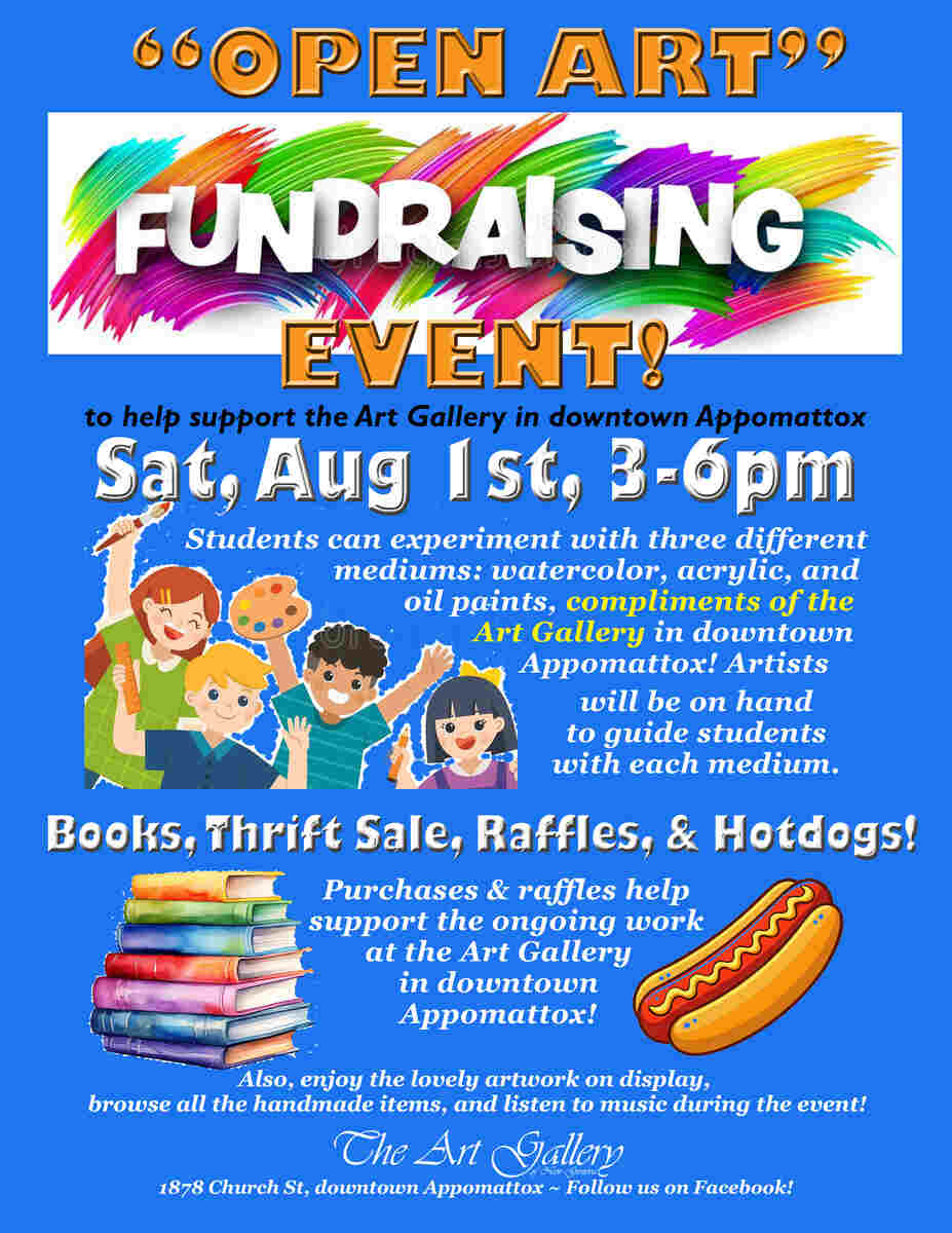 Flyer for Aug 1 fundraiser