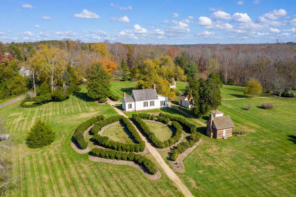aerial view of Red Hill
