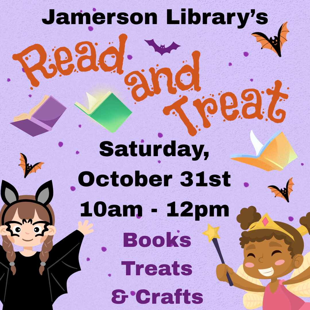 Flyer for Read or Treat Oct 31