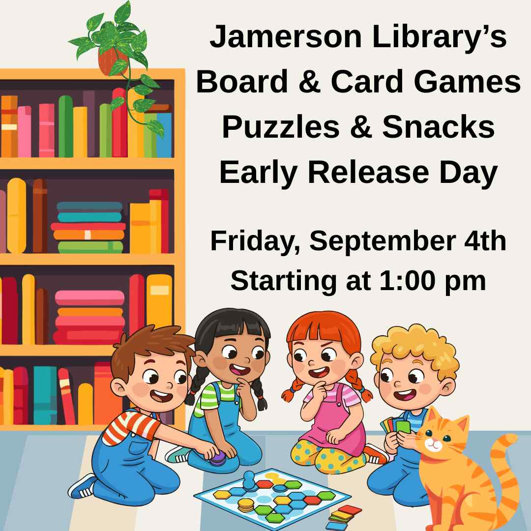 Flyer for Sep 4 Board and Card Games