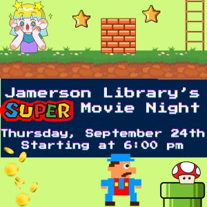 Flyer for Movie Night Sep 24