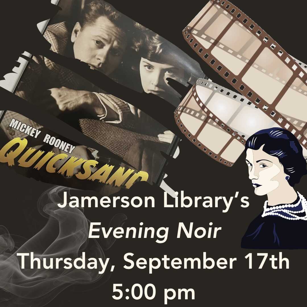 Flyer for Evening Noir Sep 17
