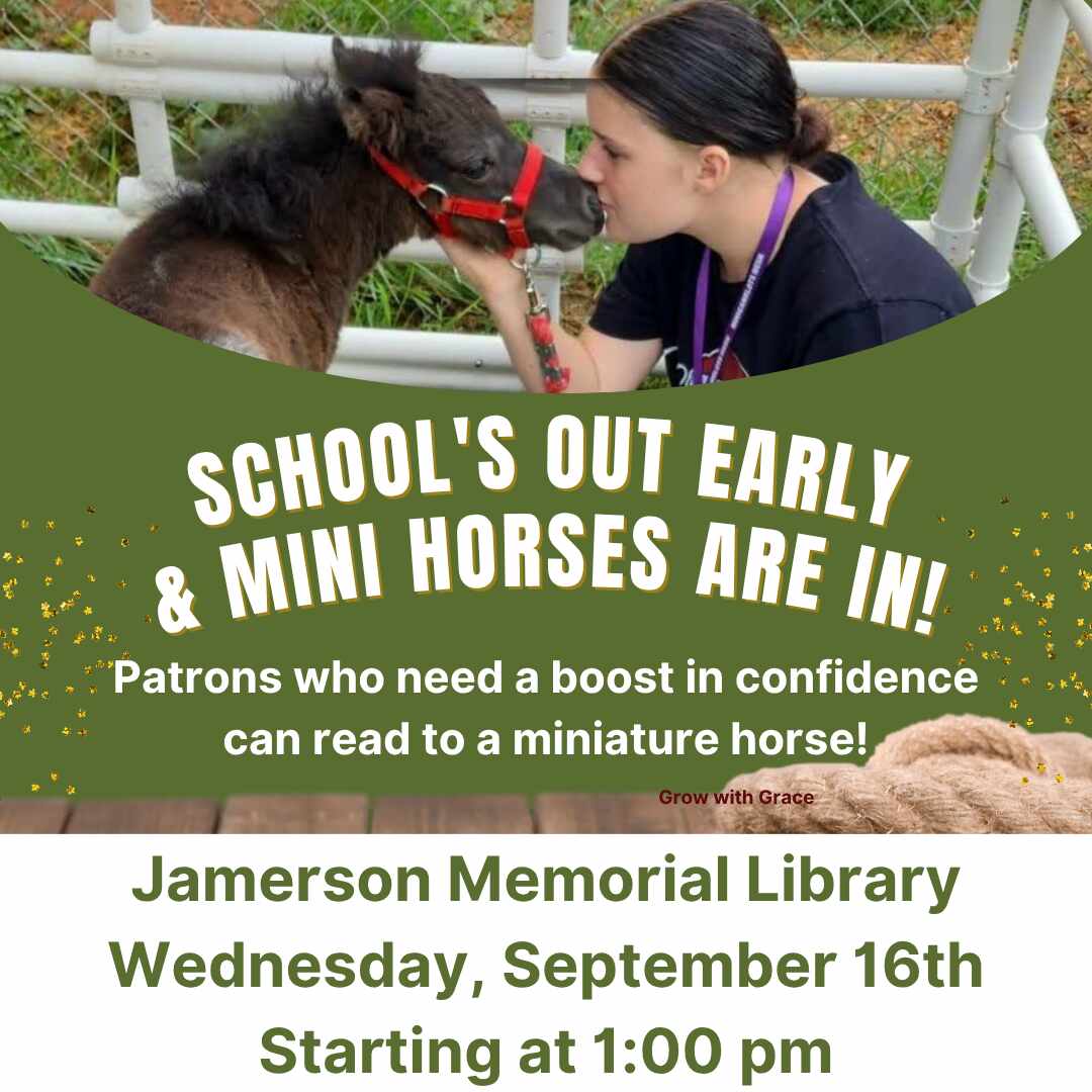 Flyer for Mini Horses Sep 16