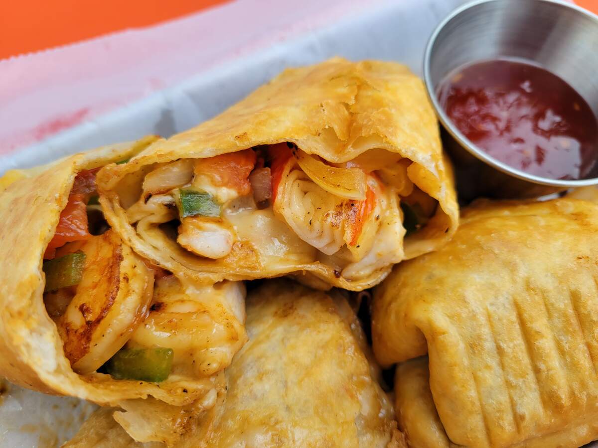 Plate of mexican food