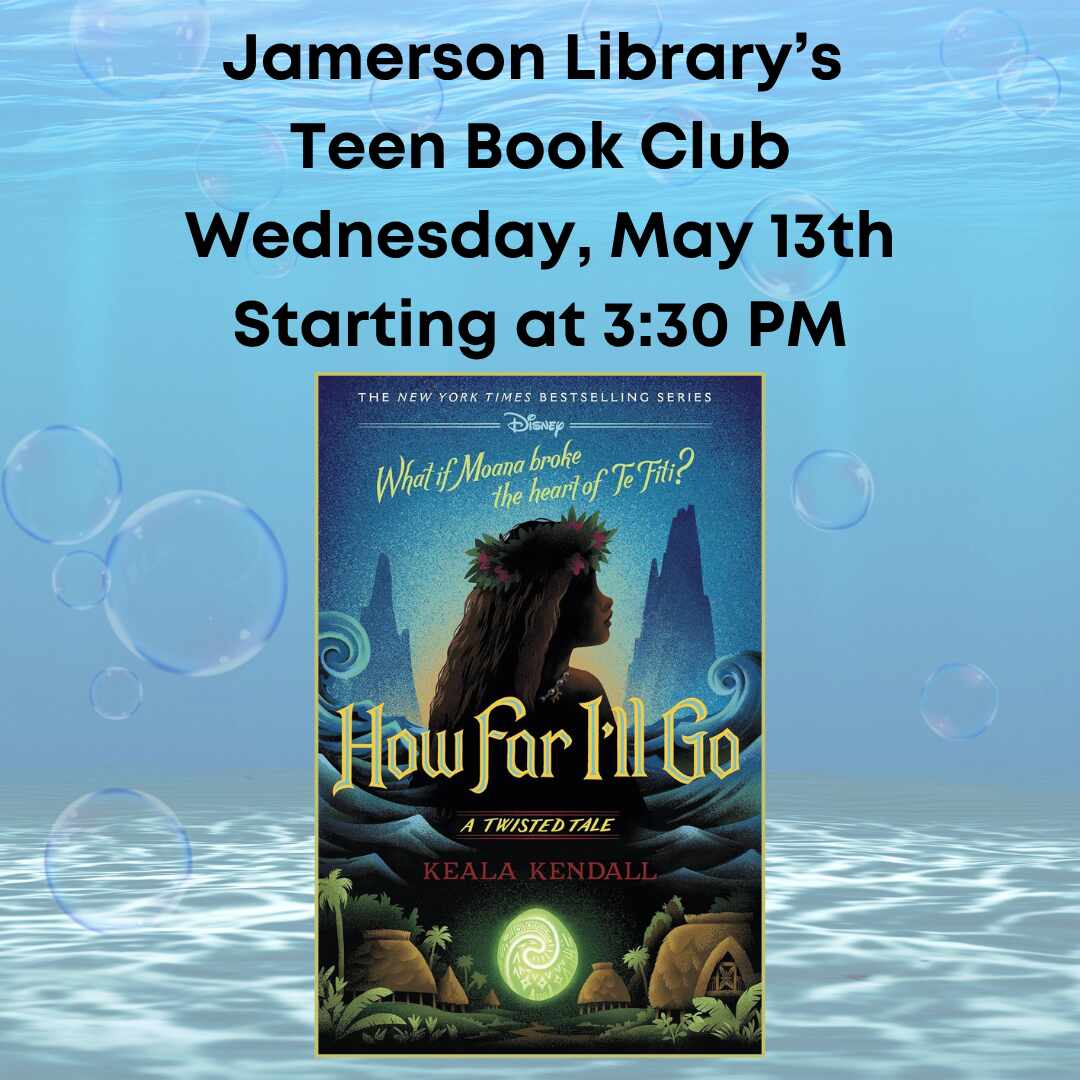 Flyer for Teen book club