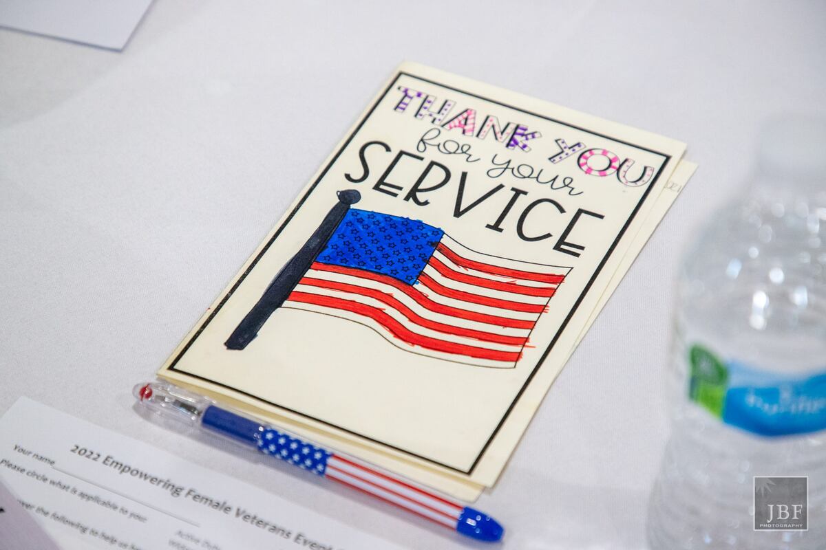 Paper with Thank Your for your Service.