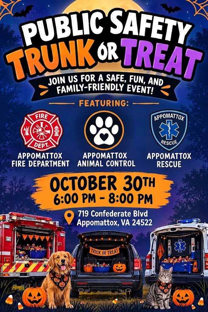 Flyer for Oct 30 Trunk or Treat