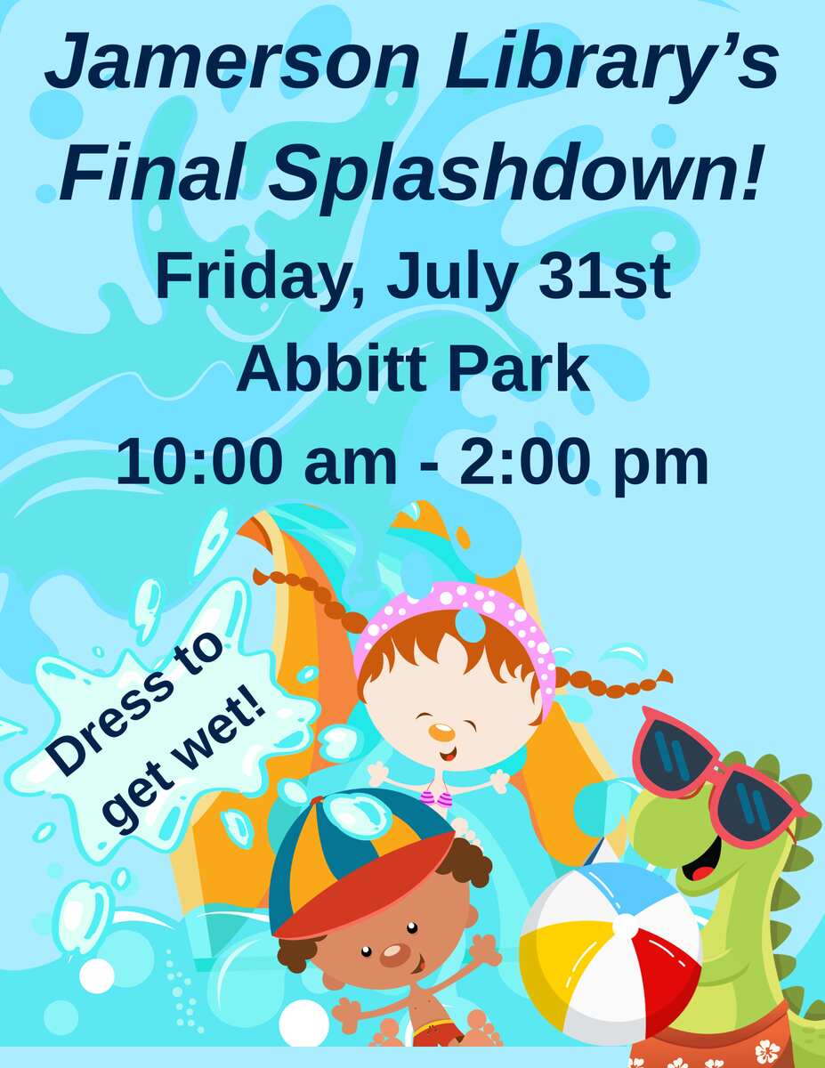 Flyer for July Splashdown