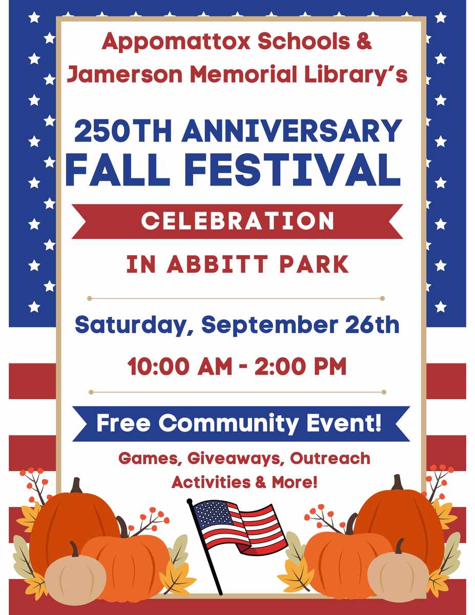 Flyer for Fall Festival Sep 26